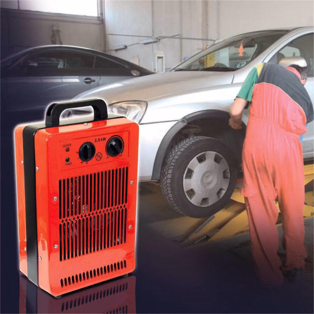 Prem-I-Air 2.8kW Industrial Fan Heater in Red – 5