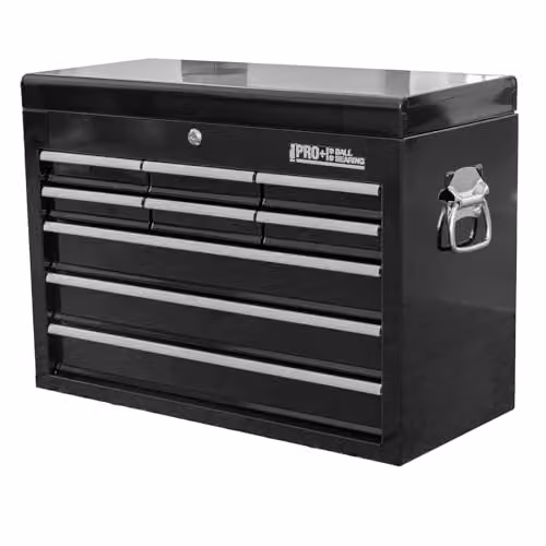 Hilka HD PRO+ HDPPC109 9 Drawer Steel Chest in Black, Width: 66 cm – 3