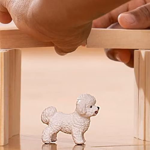 Schleich Farm World Bichon Frise White Dog Toy Figurine – 2