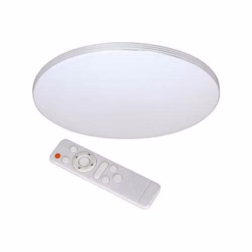 Milagro White LED Ceiling Lamp with Remote Control and Dimming Function