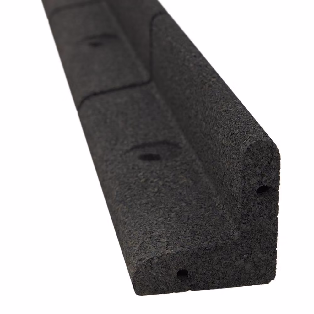 Monstershop Flexible Lawn Edging with Mallet, Black, 26.4m – 3