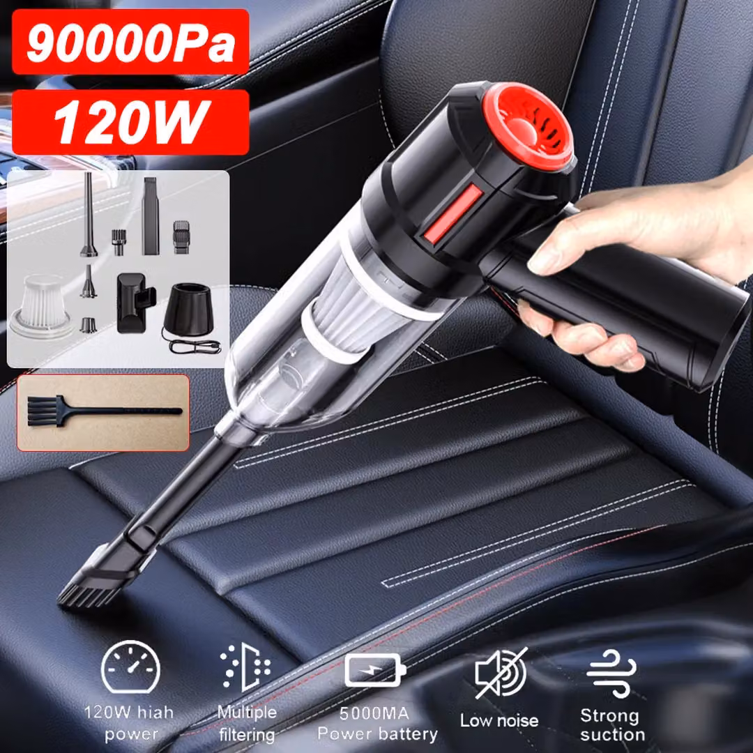 SPETLEK Cordless Wet and Dry Car Vacuum Cleaner with HEPA Filter and Blow Function, Black – 2