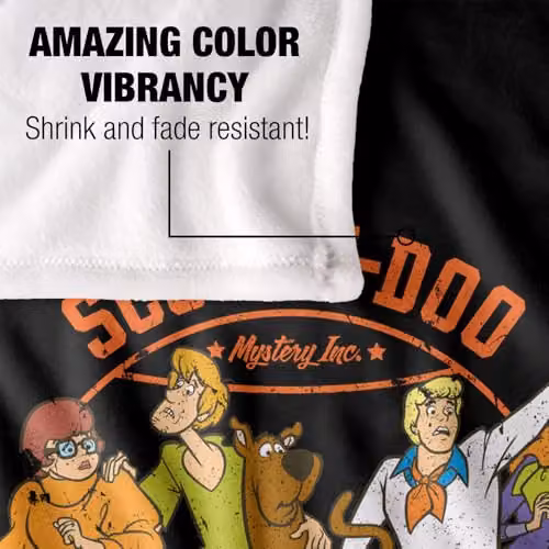 LOGOVISION Scooby Doo Scooby Adventures Silky Touch Super Soft Fleece Throw Blanket, Multicolour, W: 91 cm, D: 147 cm – 3