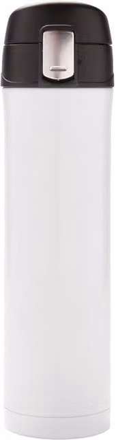 XD Design Lockable Stainless Steel Vacuum Insulated Flask, White, 450 ml
