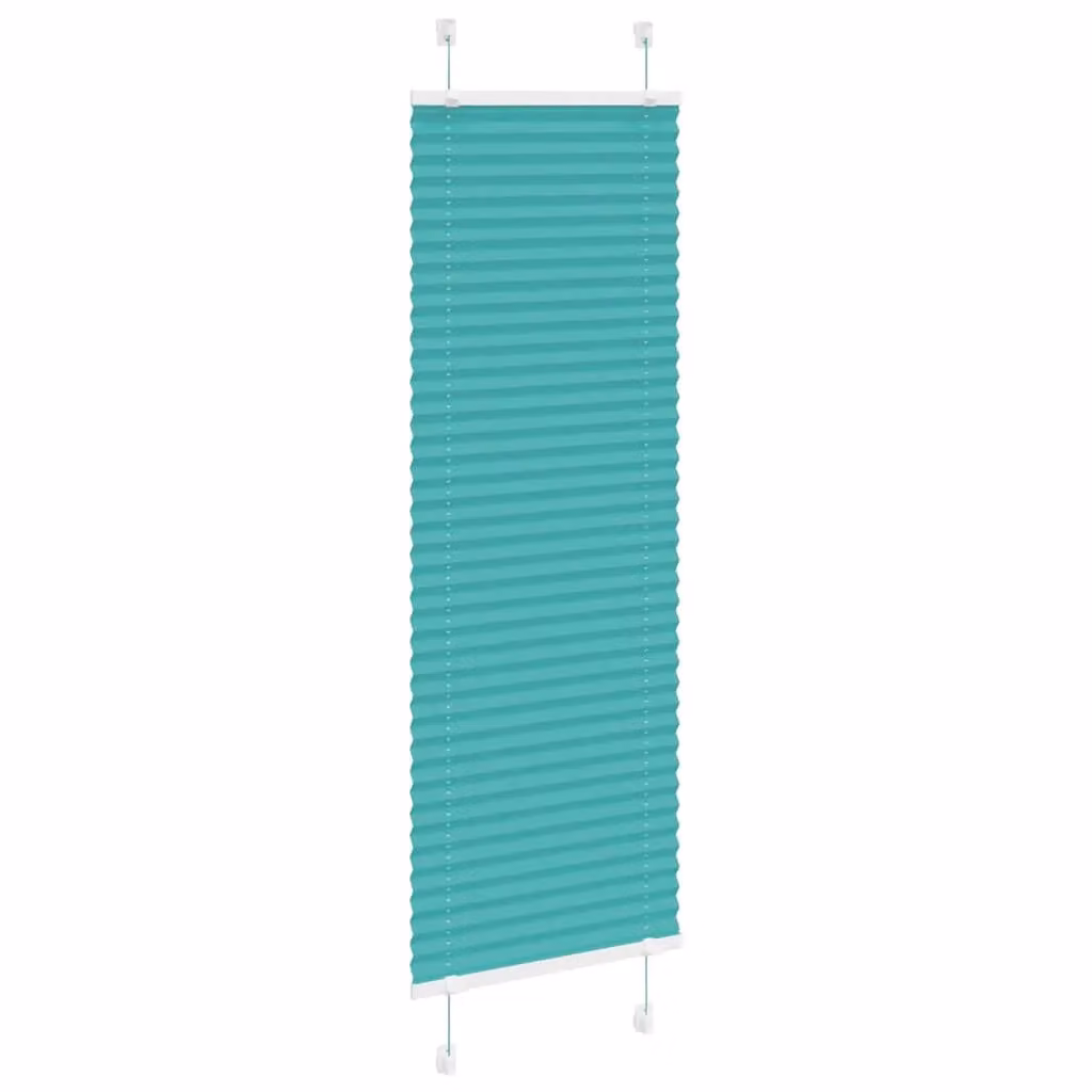 Berkfield Home Single Pleat Corded Blind in Petrol Green, W: 40 cm, H: 100 cm – 2