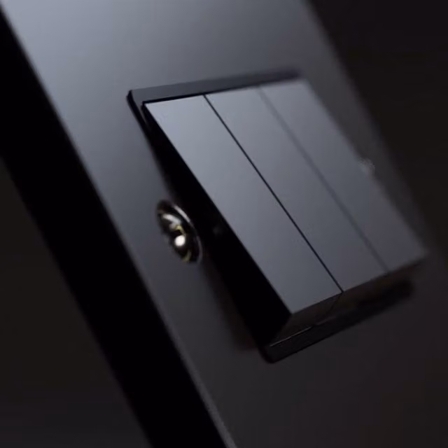 SE HOME Black 1 Gang 20A DP Surface Mount Switch with Flex