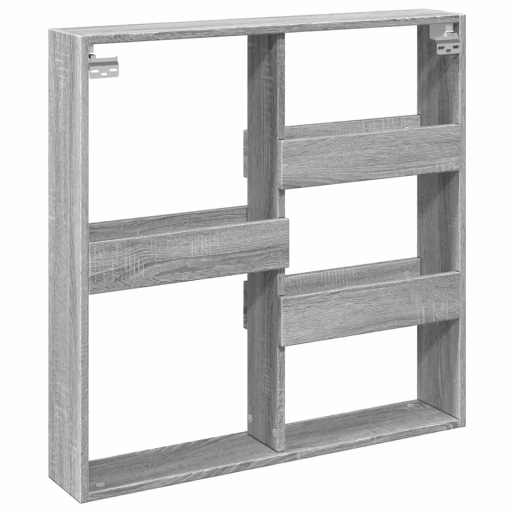 Berkfield Home Grey Sonoma Wall Cabinet W/D/H: 80 x 15 x 80 cm – 2