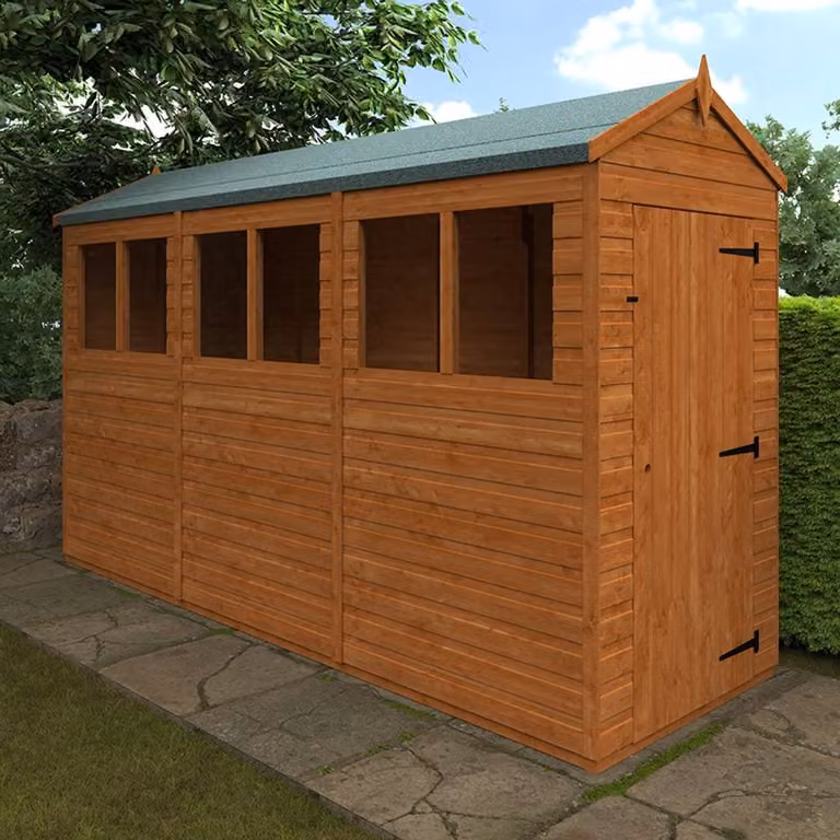 Buttercup Farm Flex Apex 12mm Gable Play Tent in Burnt Orange, W: 115 cm, H: 209 cm, L: 353.8 cm