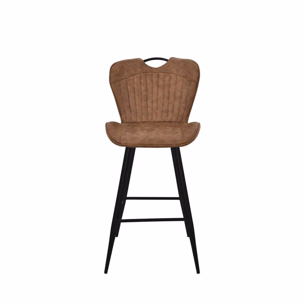 Jaipur Furniture Ltd Mala Bar Fabric Chairs, Set of 2, Brown, W50 x D61 x H107 cm – 2