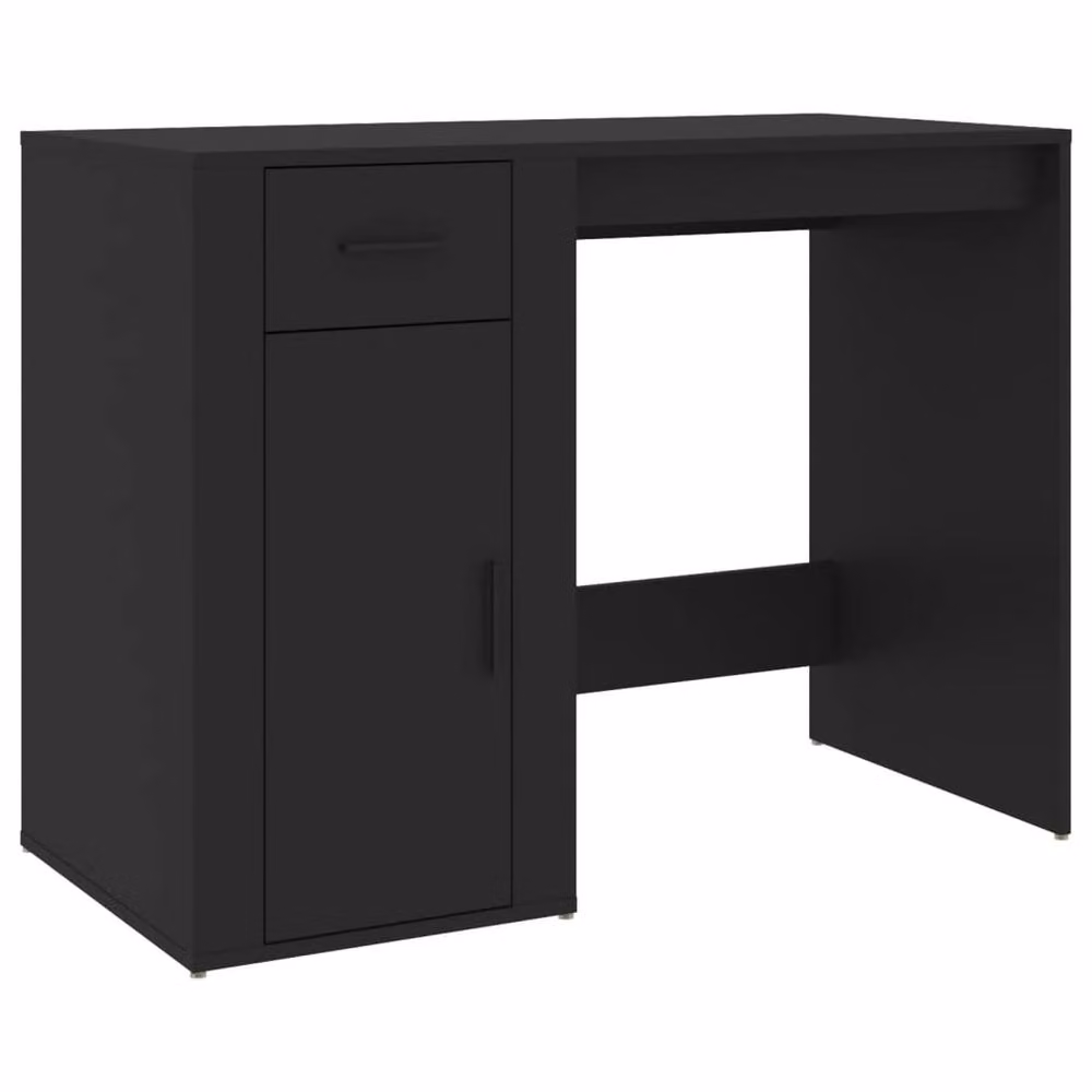 Berkfield Home Elegant Writing Desk in Black, W/D/H: 100 x 49 x 75 cm – 2