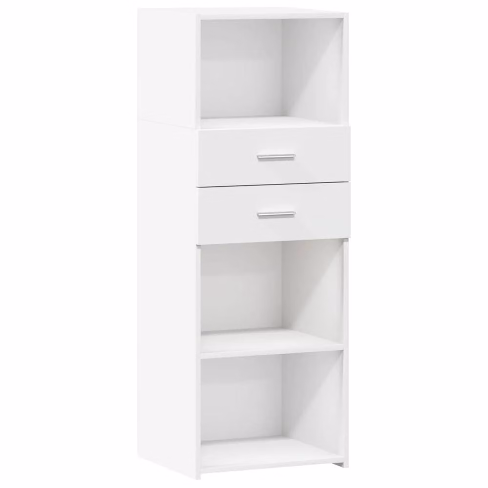 Berkfield Home Modern White Highboard W/D/H: 45 x 42.5 x 124 cm – 2