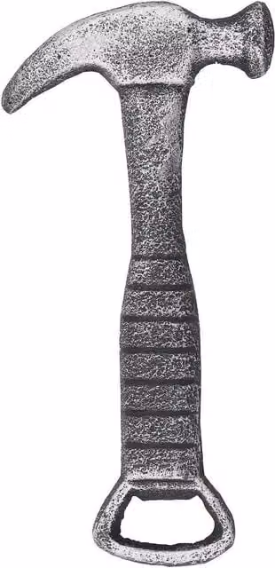 Betley Butterfly Spanner Shaped Metal Bottle Opener in Silver, Length: 14.5 cm