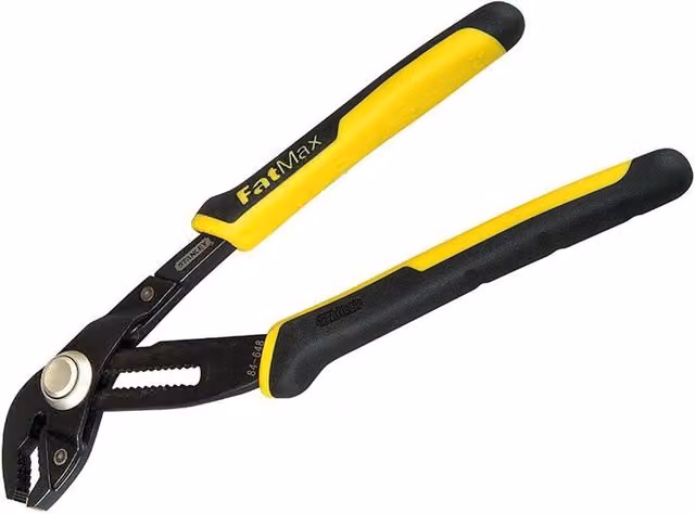 Stanley Fatmax Hardened Steel Water Pump Pliers in Yellow and Multicolour