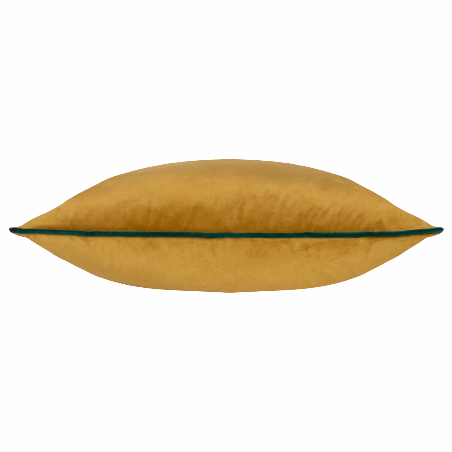 furn Meridian Velvet Square Decorative Cushion in Gold and Green, W/D/H: 45 x 45 x 45 cm – 3