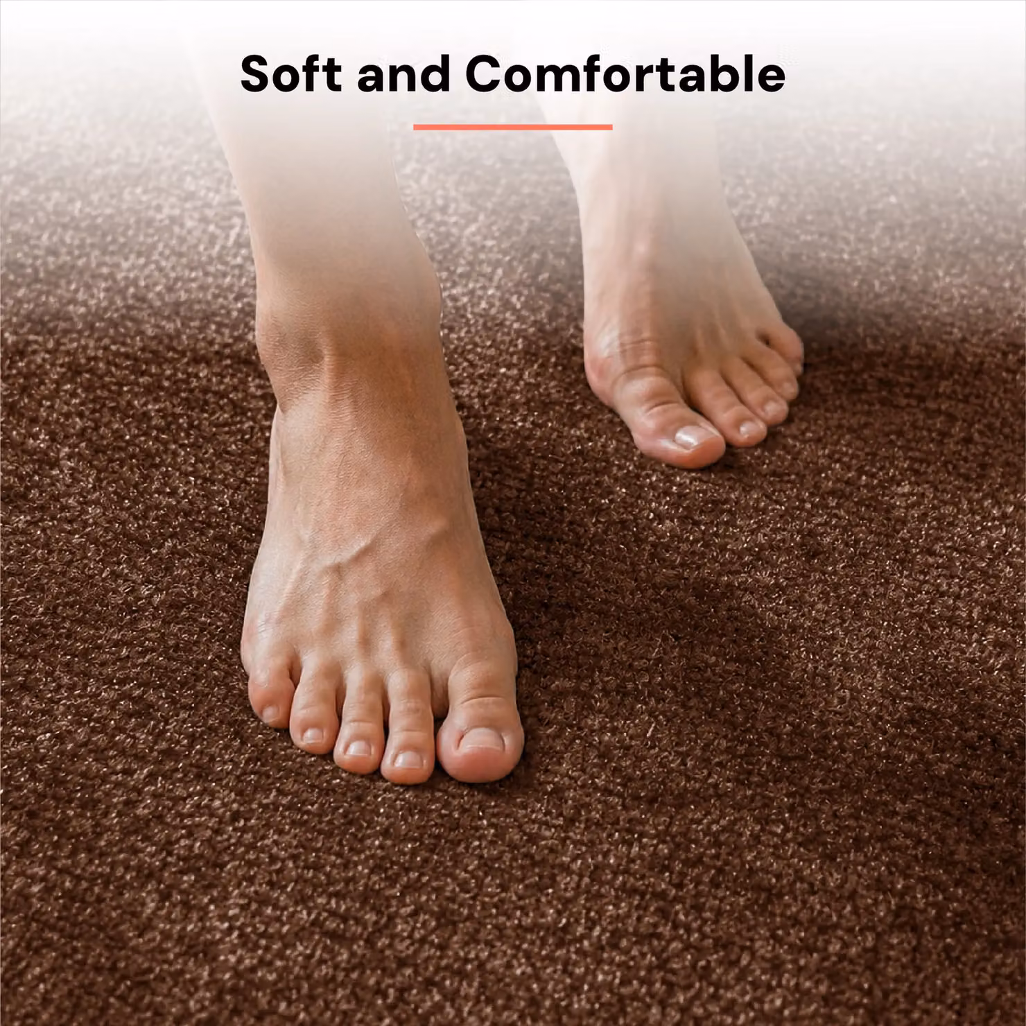 Smart Living Greekey Heavy Duty Non Slip Machine Washable Hallway and Kitchen Door Mat, Dark Brown, W: 67 cm, D: 120 cm – 2