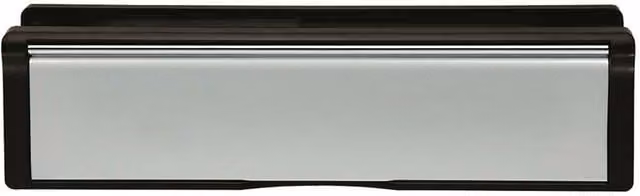 Loops All in One Intumescent Letterbox Assembly in Polished Chrome with 242mm Fixing Centres