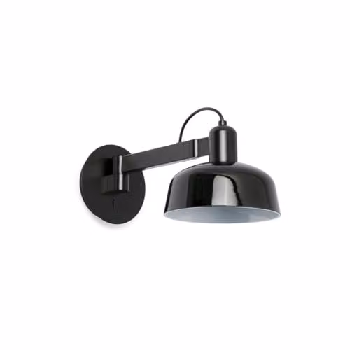 Faro Barcelona Tatawin Dome Wall Lamp in Black