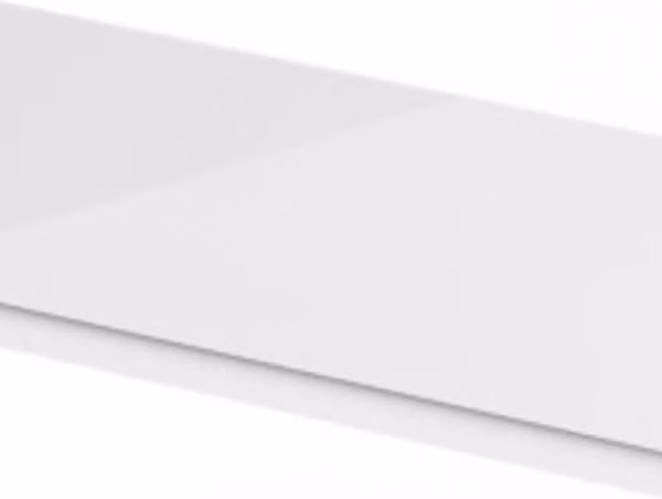 Bathroom Kingdom Flauto Waterproof PVC Bath Panel and Plinth, White, Width: 180 cm