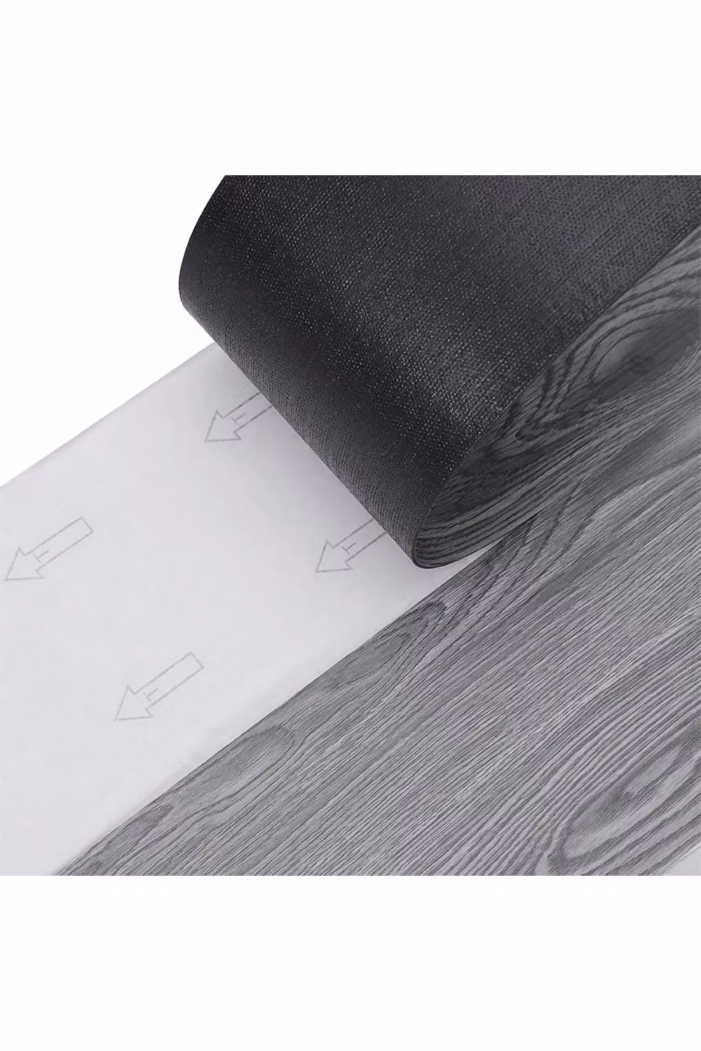 Living and Home 36-Piece Rustic Wood Grain Self-Adhesive PVC Flooring Planks in Grey – 3