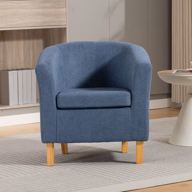 Artemis Home Millie Fabric Accent Chair in Blue