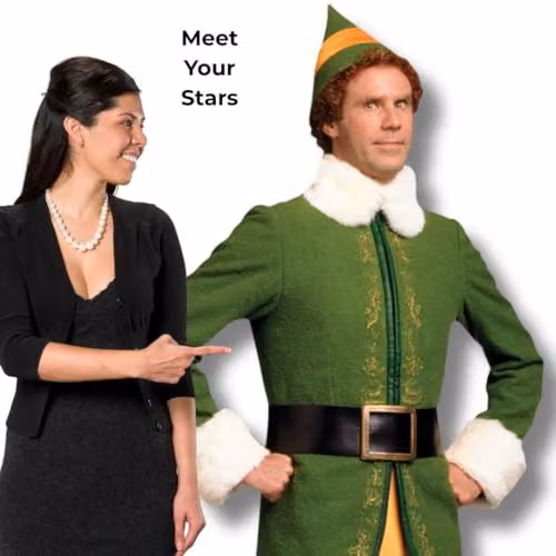Star Cutouts SC1670 Buddy the Elf Lifesize Cardboard Cutout, Height: 188 cm – 1