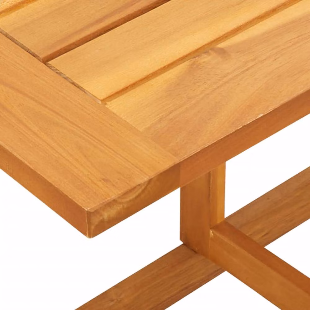 Berkfield Home Folding Balcony Table in Brown Solid Acacia Wood, W/D/H: 90 x 60 x 72 cm – 5