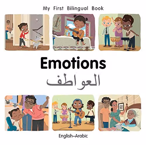 Milet Publishing My First Bilingual Book Emotions English-Arabic Multicolour Paper Book