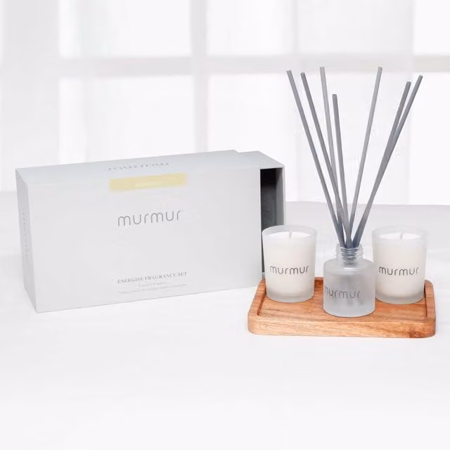 Murmur Energise Fragrance Gift Box in White