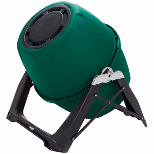 Draper 07212 Manual Plastic Compost Tumbler, Green, 180L