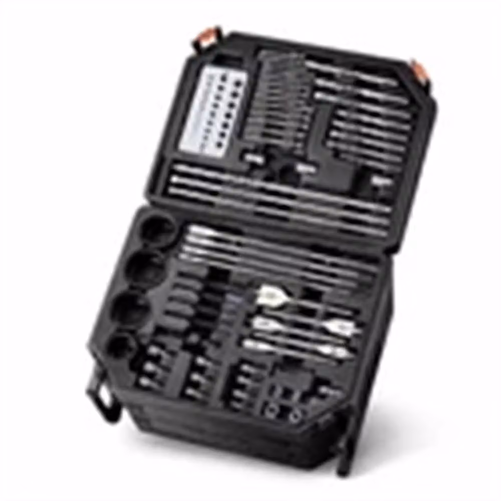 Nordara 300pc HSS Drill Bit and Screwdriver Bit Set in Silver and Black, W: 1000 mm, H: 400 mm, D: 400 mm – 4