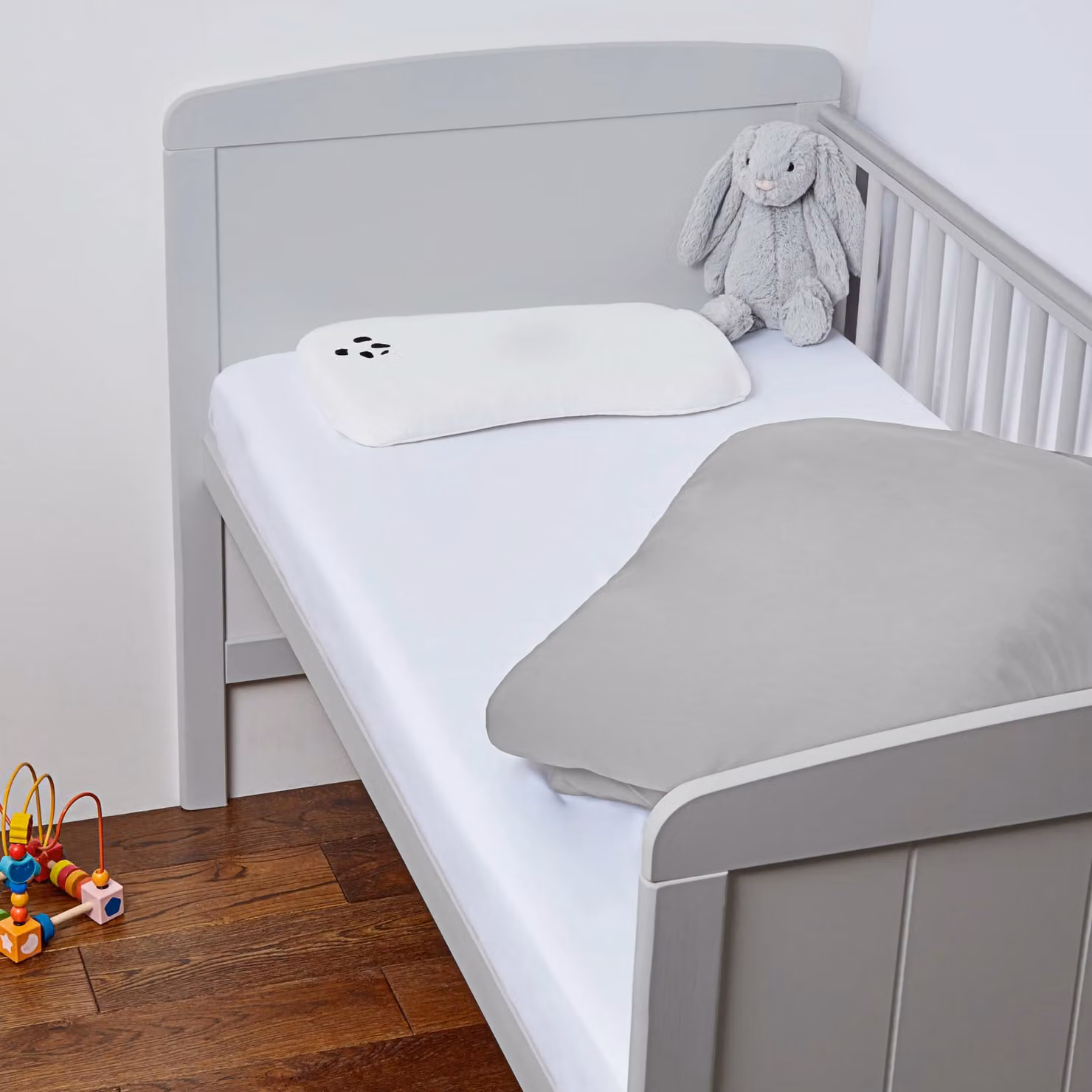 Panda London 100% Organic Bamboo Kids Duvet Cover in Grey, W/H: 135 x 200 cm – 2