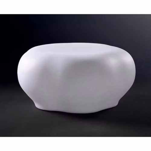 Netlighting Huevo Stool Tabletop Lamp in White and Chrome – 2