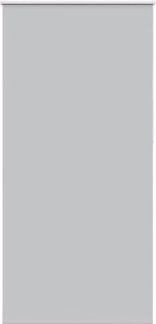 Berkfield Home Blackout Roller Blind in Light Grey, Thermal Insulating Polyester, W: 100 cm, H: 230 cm