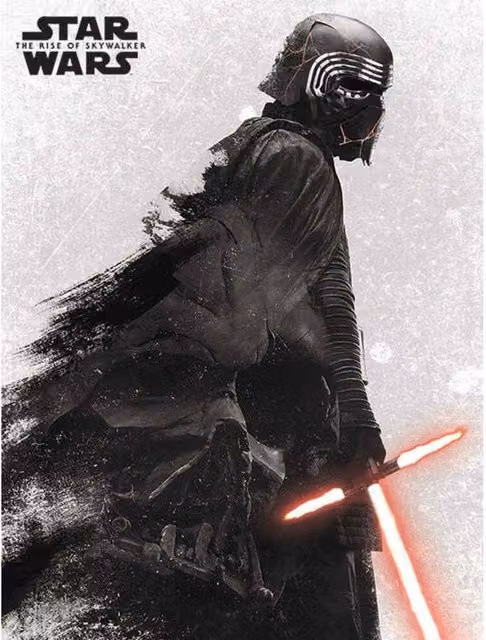 Disney Kylo Ren Multicolour Canvas Print in Black – 1