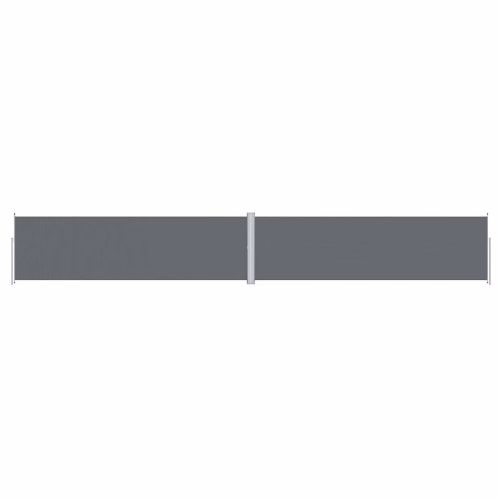 Berkfield Home Retractable Side Awning in Anthracite Grey, W/H: 1200 x 180 cm – 2