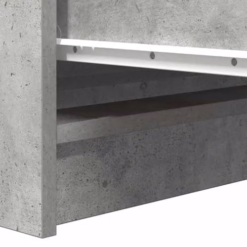 vidaXL Industrial Sideboard in Concrete Grey, MDF, W/D/H: 37.5 x 35.0 x 76.0 cm – 3