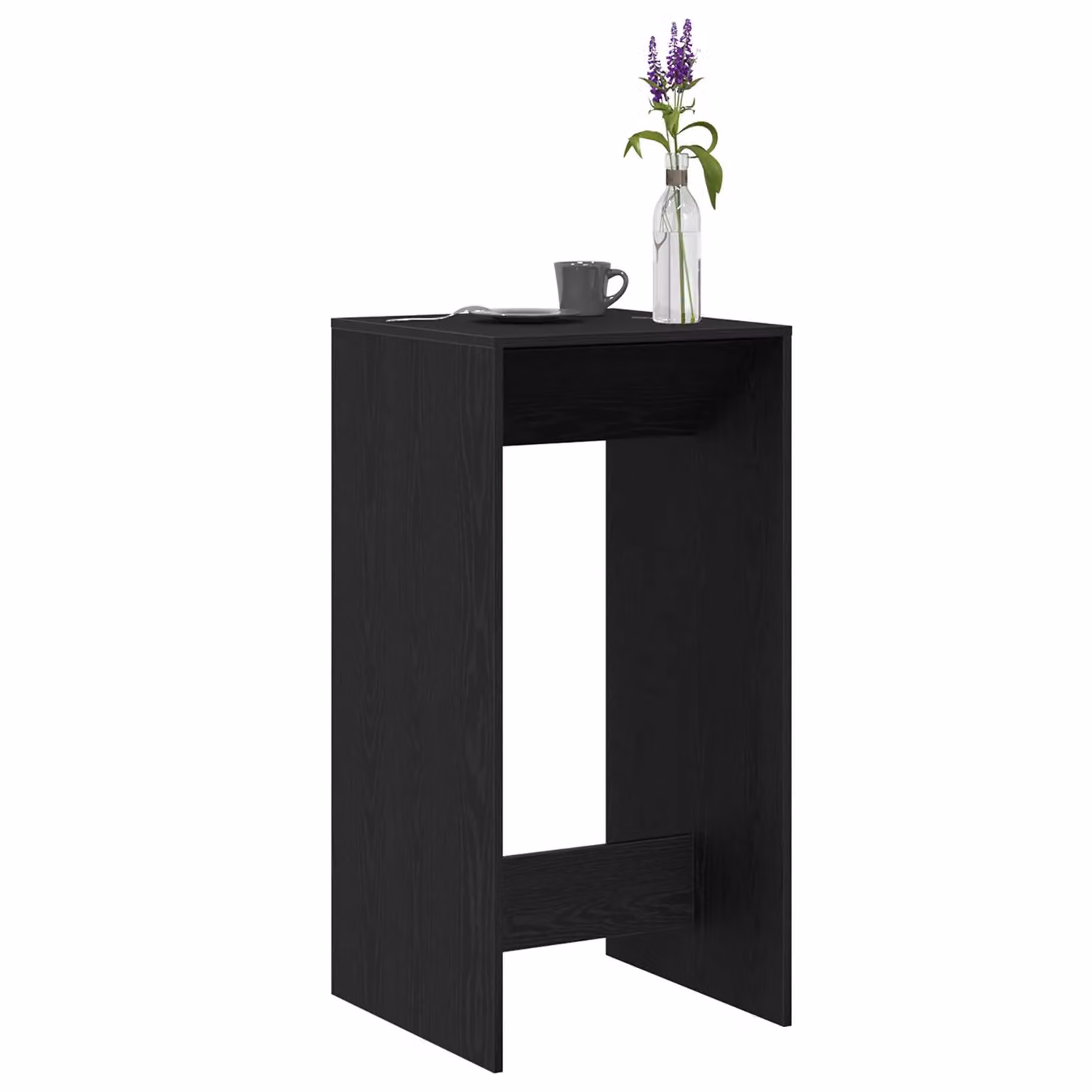 Berkfield Home Bar Table in Black Oak, W/D/H: 51 x 50 x 103.5 cm – 3