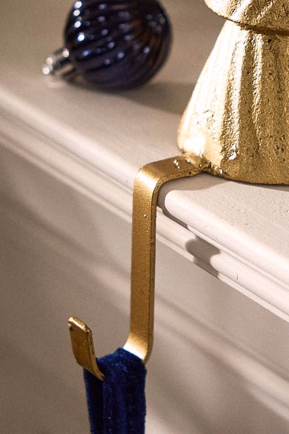 Dibor Gold Fir Tree Christmas Stocking Hook for Fireplace Holder – 5