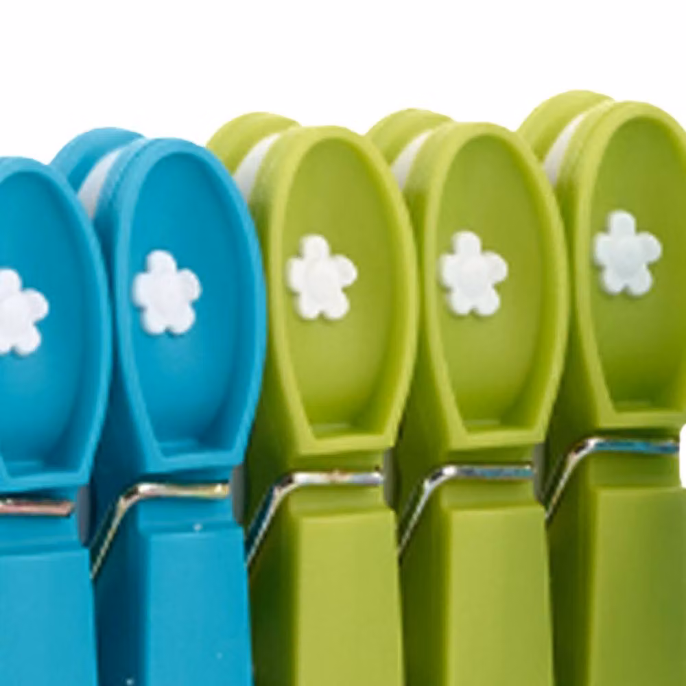 Orwell Superior Easy Grip Pegs, 12 Pack, Multicolour – 4
