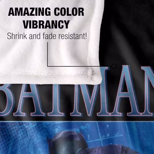 LOGOVISION Batman Classic TV Series Super Soft Fleece Throw Blanket, Multicolour, W: 91 cm x D: 147 cm – 3