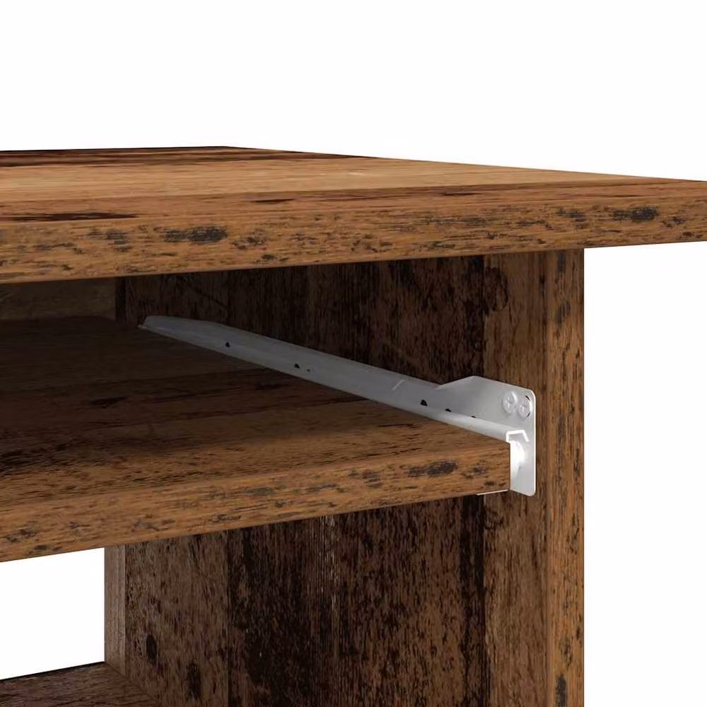 Berkfield Home Elegant Writing Desk in Brown Engineered Wood, W/D/H: 80 x 45 x 74 cm – 5