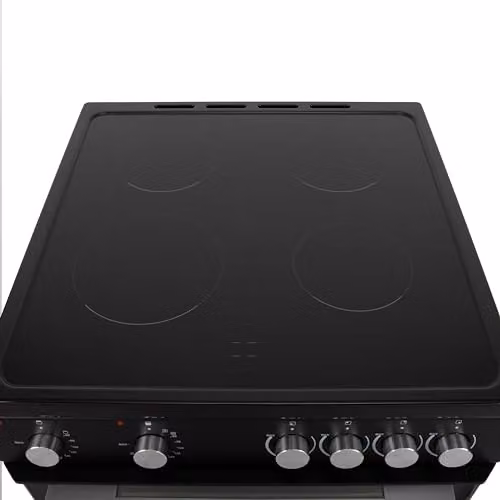 Willow WT60CCB Freestanding Electric Twin Cavity Cooker with Ceramic Hob, Black and Silver – 7