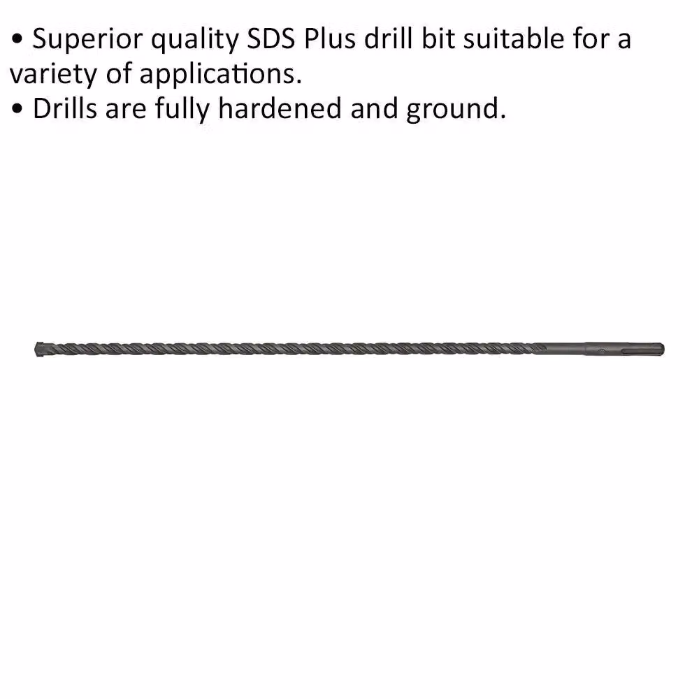 Loops SDS Plus Drill Bit, Grey and Multicolour, Diameter: 11 mm, Length: 450 mm – 2
