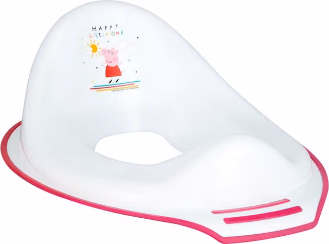 Peppa Pig Non-Slip Plastic Toilet Training Seat in Pink and White