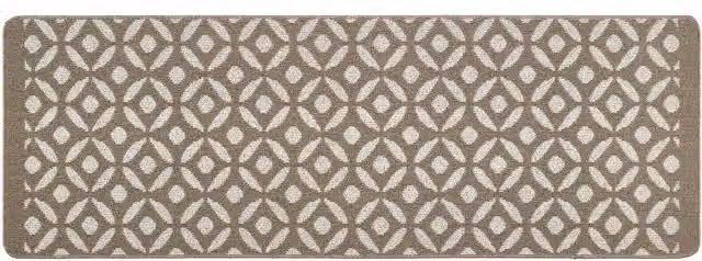 My Mat Stain Resistant Crescent Stone Machine Washable Mat in Beige, W: 67 cm x L: 150 cm – 1