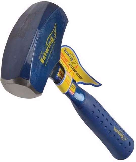 Estwing EB3 Club Hammer with Steel Head and Blue Multicolour Plastic Grip