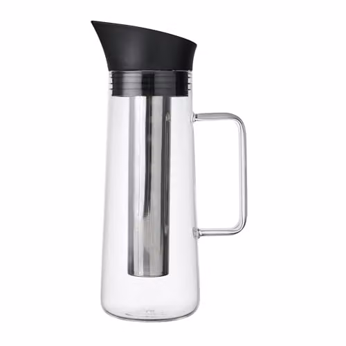 La Cafetiere Glass Cold Brew Coffee Maker with Mesh Filter, 1 l, Transparent