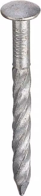 Unifix Galvanised Cone Head Drive Wood Screws, Silver, Box of 25