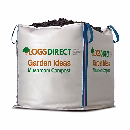 Warma Bulk Dumpy Bag Mushroom Compost for Garden Landscaping, Vegetable Patches and Planting