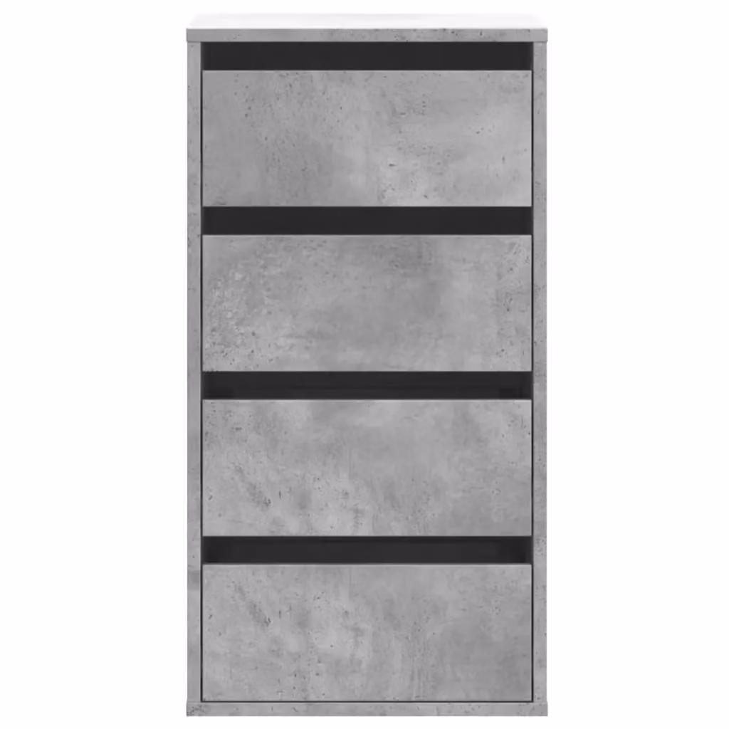 Berkfield Home Corner Chest of Drawers in Concrete Grey, W/D/H: 40 x 41 x 76 cm – 2